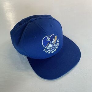 Rare American Needle Archive 400 Series YOKOHAMA TAIYO WHALES Royal Blue Hat